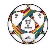 Детский ковер футбольный мяч Лиги Чемпионов